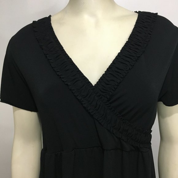 Liz Lange for Target M LBD Black V-Neck Dress - Picture 3 of 5